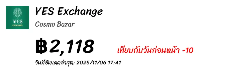 YES Exchange イエスエクスチェンジ（コスモバザール）